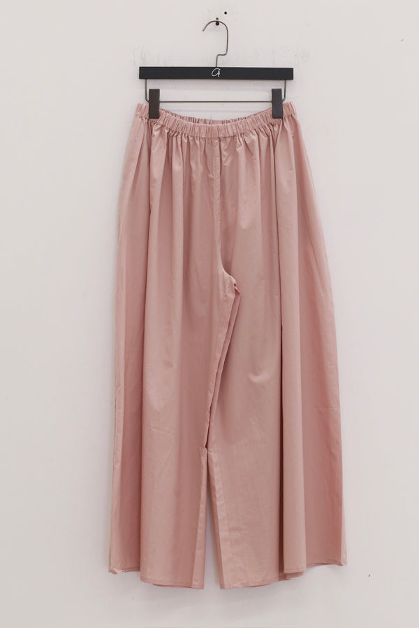 BASERANGE French organic cotton cable knit track pants BAS-TRCA-PO-SU25-CANTIL PINK